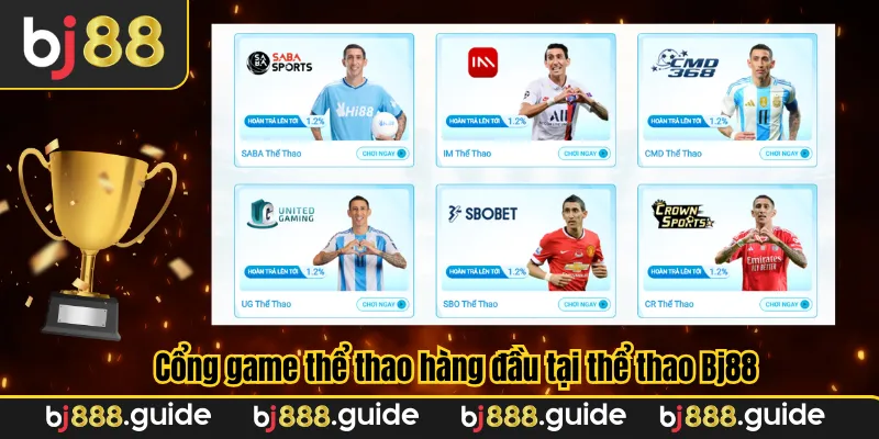 Cổng game thể thao hàng đầu tại thể thao Bj88 bạn nên biết
