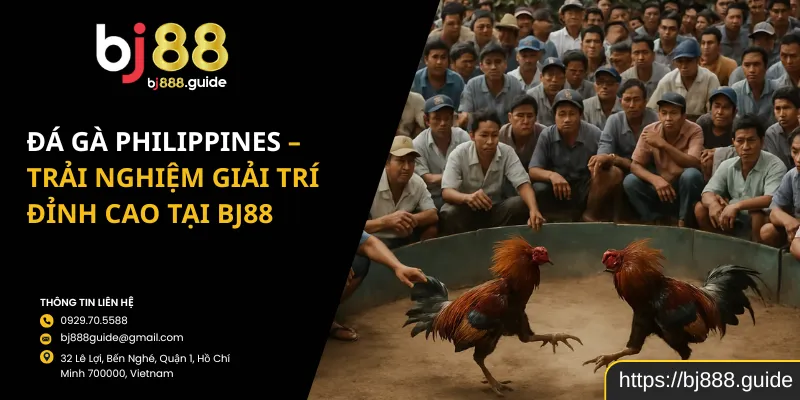 Đá Gà Philippines – Trải Nghiệm Giải Trí Đỉnh Cao Tại BJ88