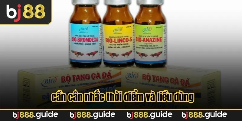 Trước khi sử dụng cần cân nhắc thời điểm và liều dùng
