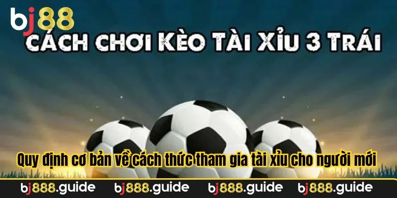 Quy định cơ bản về cách thức tham gia tài xỉu cho người mới