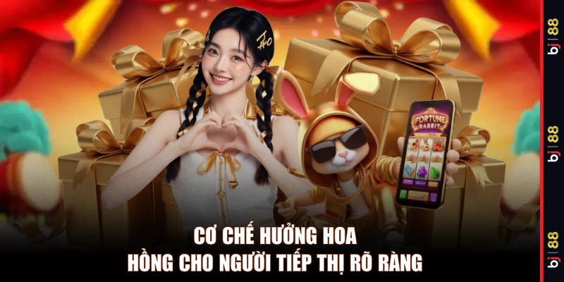 Cơ chế hưởng hoa hồng cho người tiếp thị rõ ràng